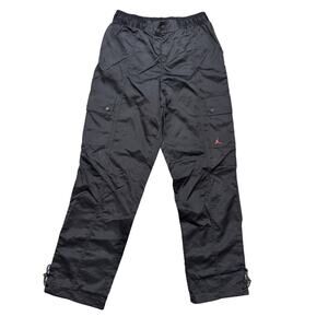 Nike Womens Black Air Jordan Heritage Utility Cargo Track Pants Size Small